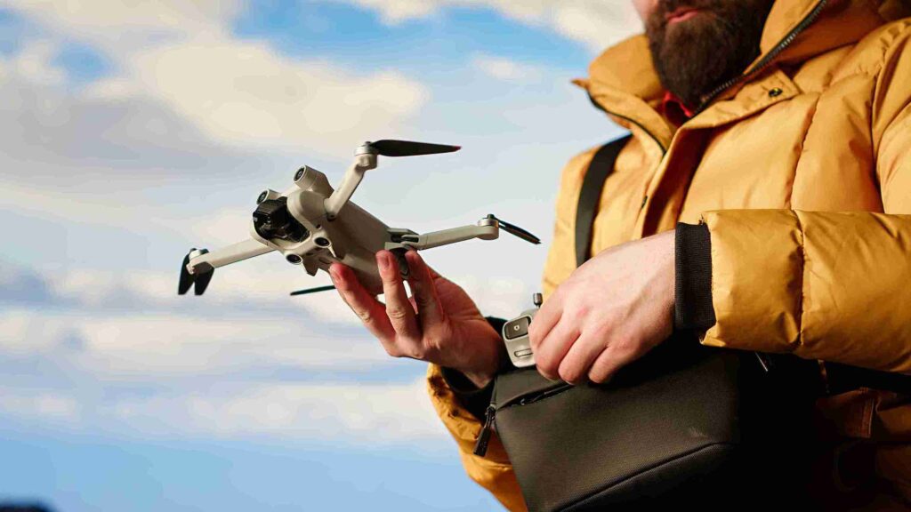 These are the most common type of drone you'll see. They have multiple propellers, usually four (called a quadcopter), six, or eight